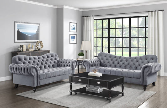 9330 Seating-Rosalie Collection (Gray and Blue)