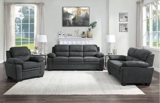 9333DG*2 2pc Set: Sofa, Love