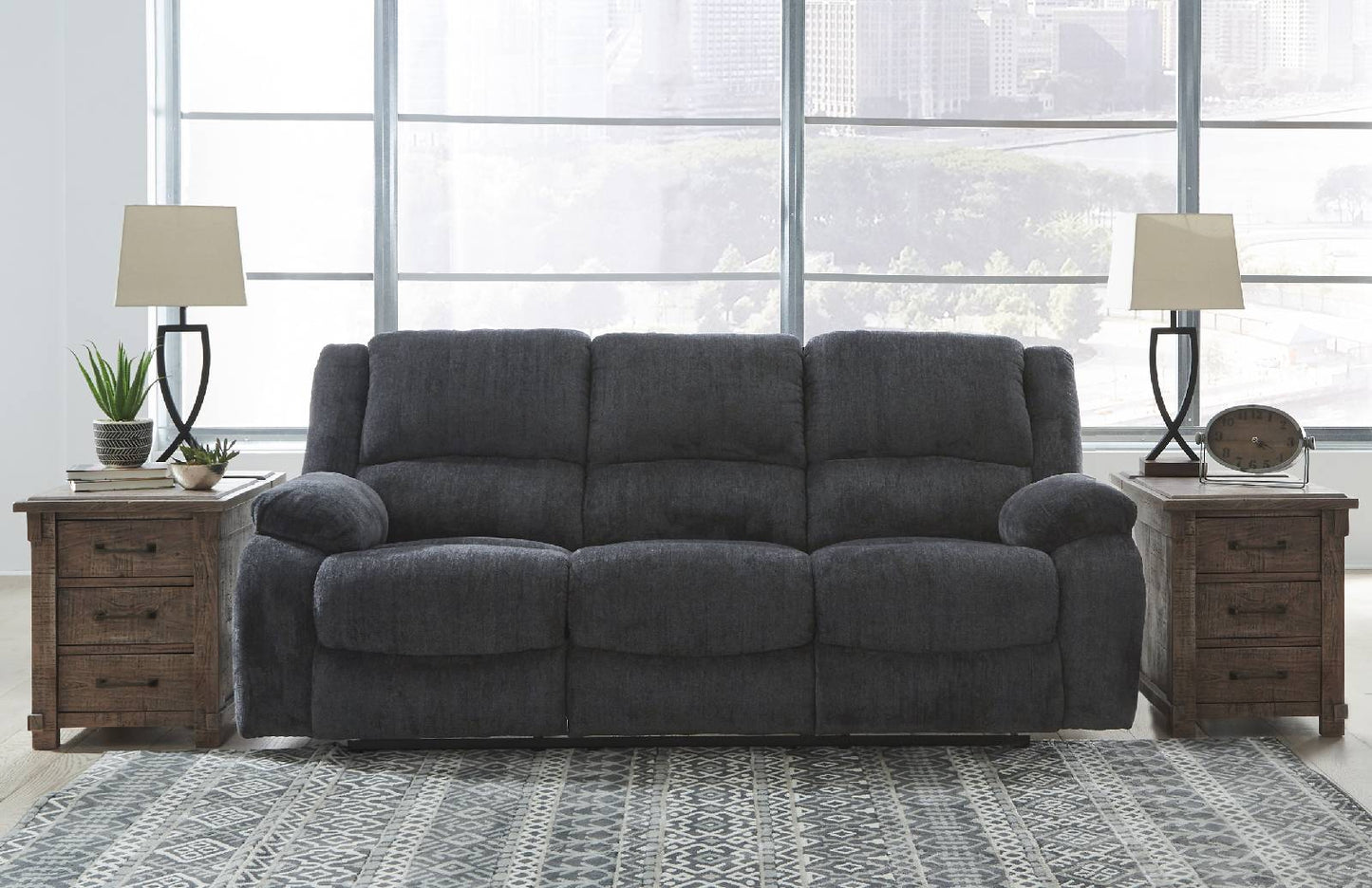 Draycoll Slate Reclining Sofa | 7650488