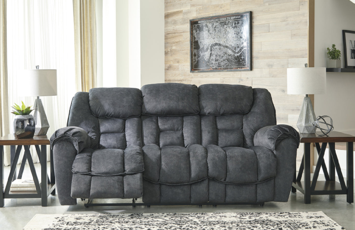 Capehorn Granite Reclining Sofa | 7690288