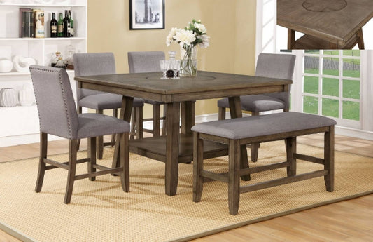 2731-6P MANNING COUNTER HEIG (TABLE & 4 CHAIRS)