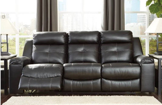 Kempten Black Reclining Sofa  8210588