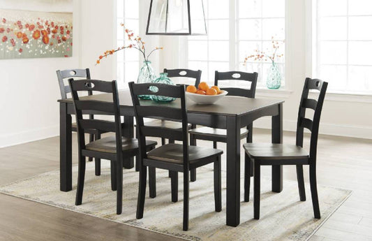 Ashley  Froshburg  Dining Table and Chairs | D338 - 425
