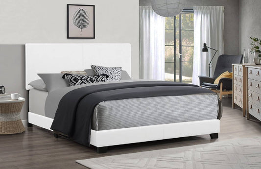 600PU White Bed - Twin, Full, Queen, King