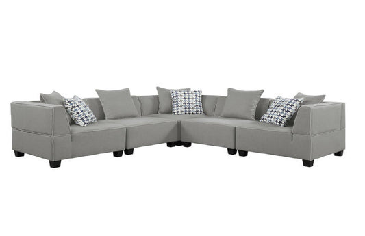 9357GY*5SC 5-Piece Modular Sectional
