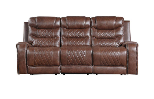 9405BR-3PW (SOFA WITH DROP-DOWN CUP HOLDERS)