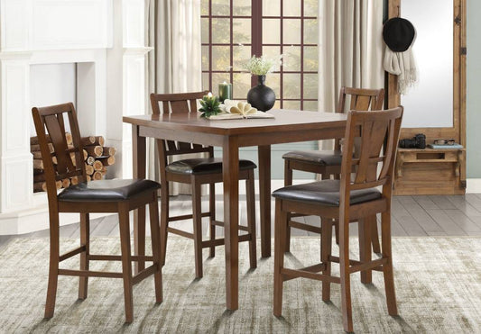 SH1156-36 5PC PACK COUNTER HGHT SET, BRW MINDY