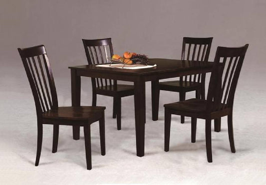 2182SET-ESP BRODY 5-PC DINETTE ESPRESSO