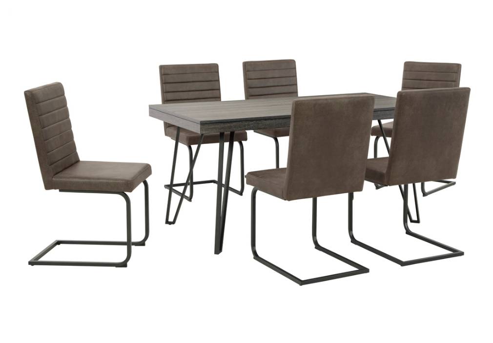 D449 Table+6 Chairs Set