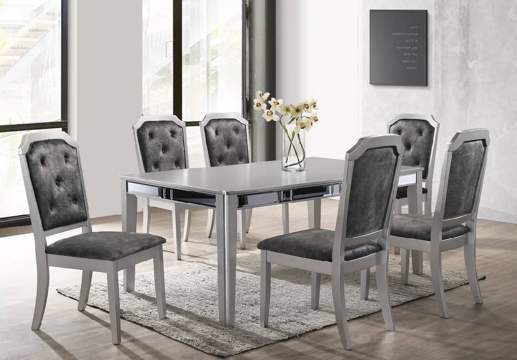 Travis Dining Table + 6 Chair Set