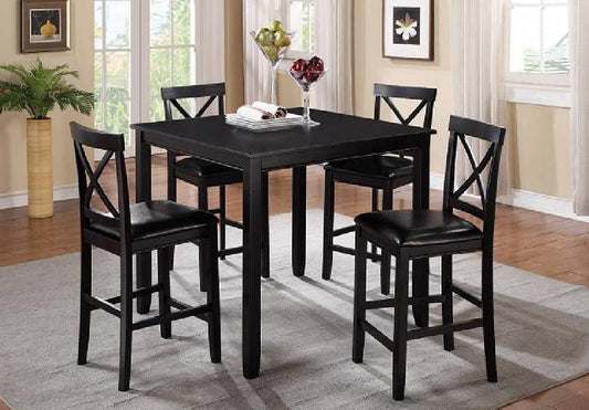 Tahoe - Cappuccino - Pub Table + 4 Chairs