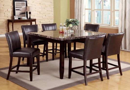 2721-7P FERRARA COUNTER HEIGHT W/ MA (TABLE + 6 CHAIRS)