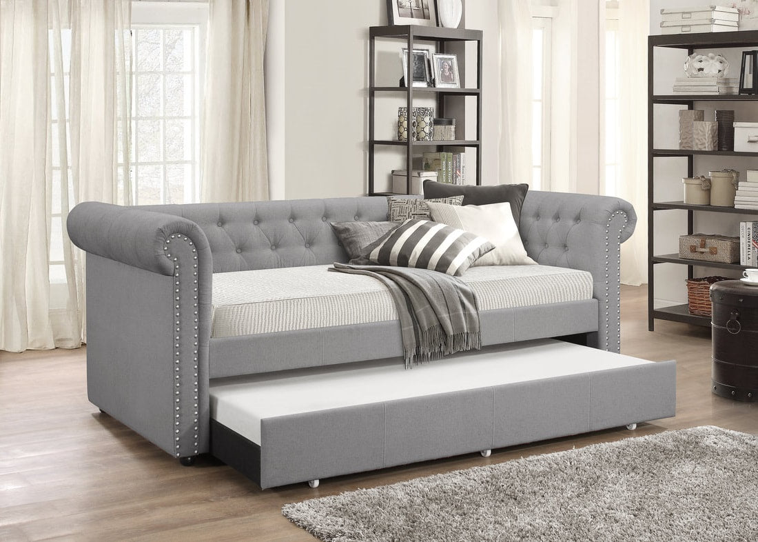 Oakmont Grey Linen - Daybed with Trundle