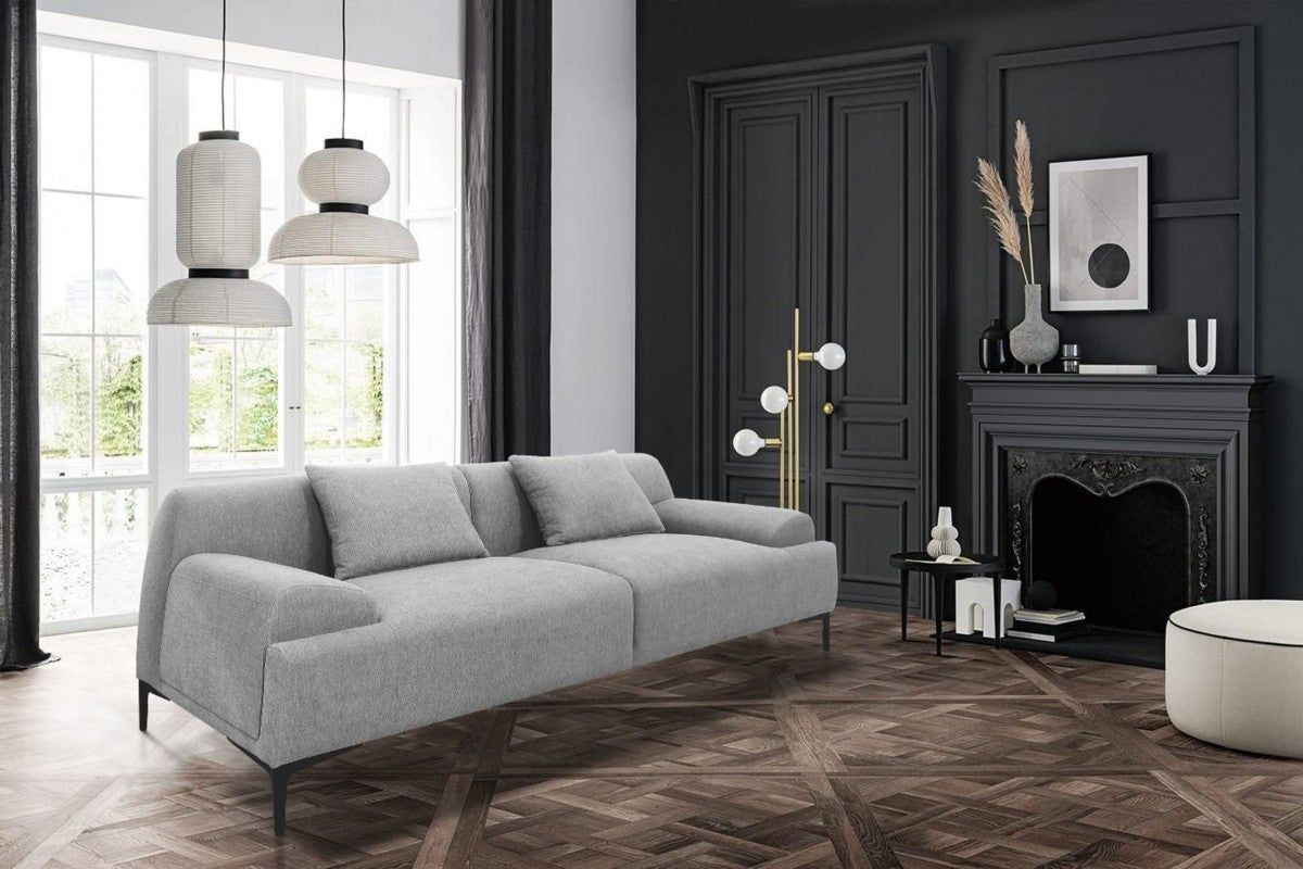 Divani Casa Ronny - Modern Grey Sofa