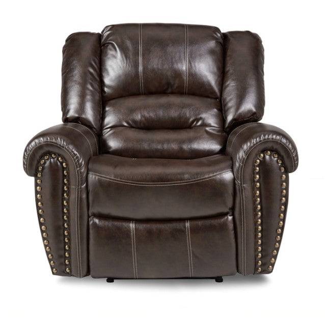 9668BRW-1 Glider Reclining Chair