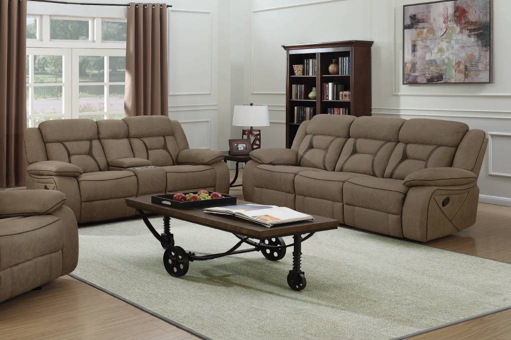 Higgins Upholstered Tufted Living Room Set  602264-S2