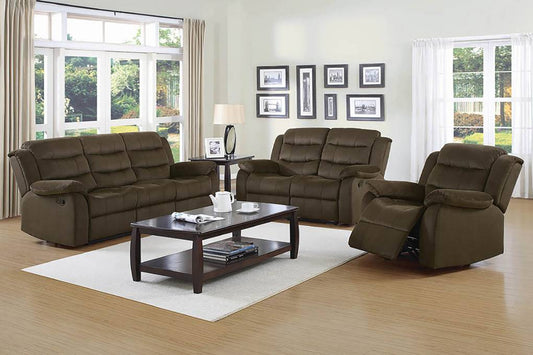 Rodman Upholstered Tufted Living Room Set Olive Brown - 601881