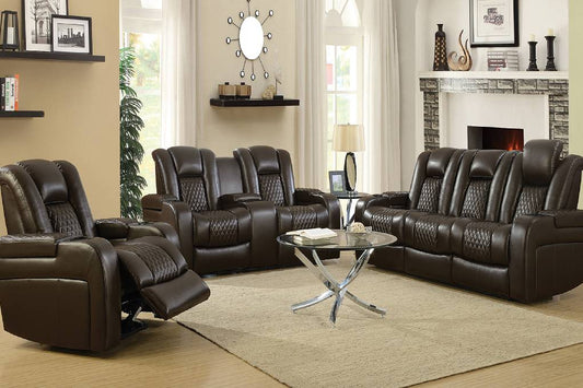 Delangelo Upholstered Tufted Living Room Set - 602304P
