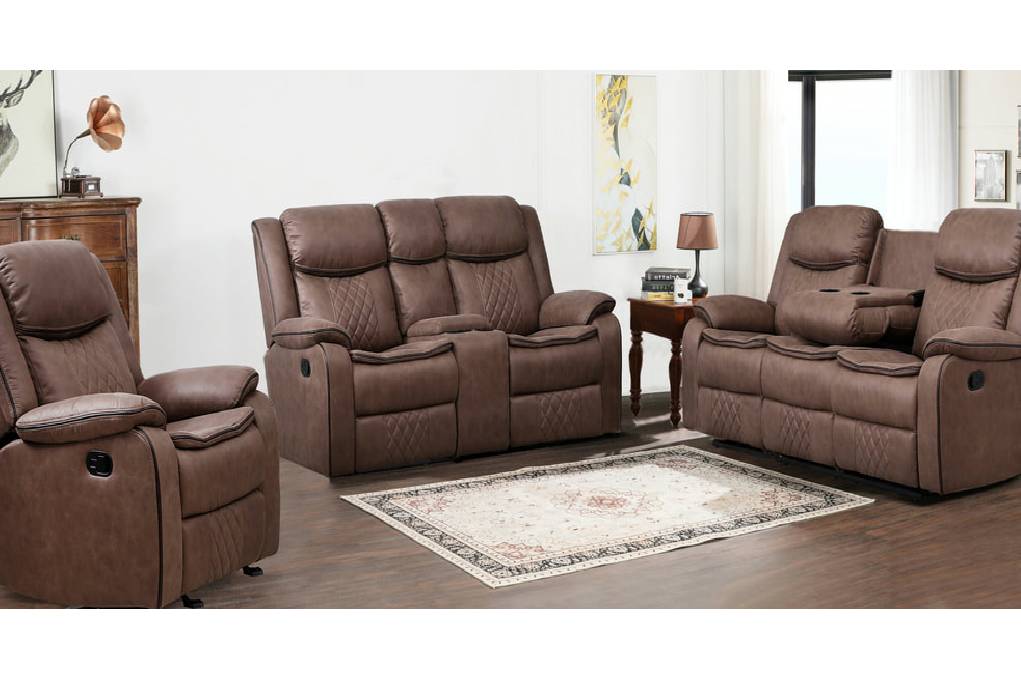 Weston Brown - 3PC Reclining Living Room Set **NEW ARRIVAL**