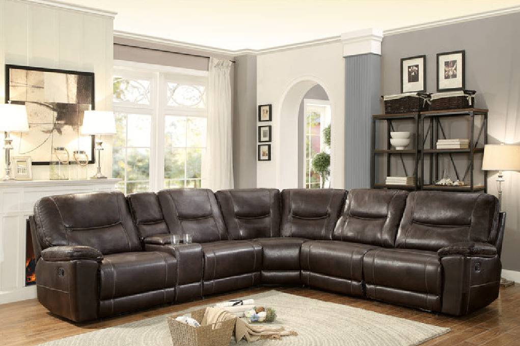 8490*6LRRR 6-Piece Modular Reclining Sectional